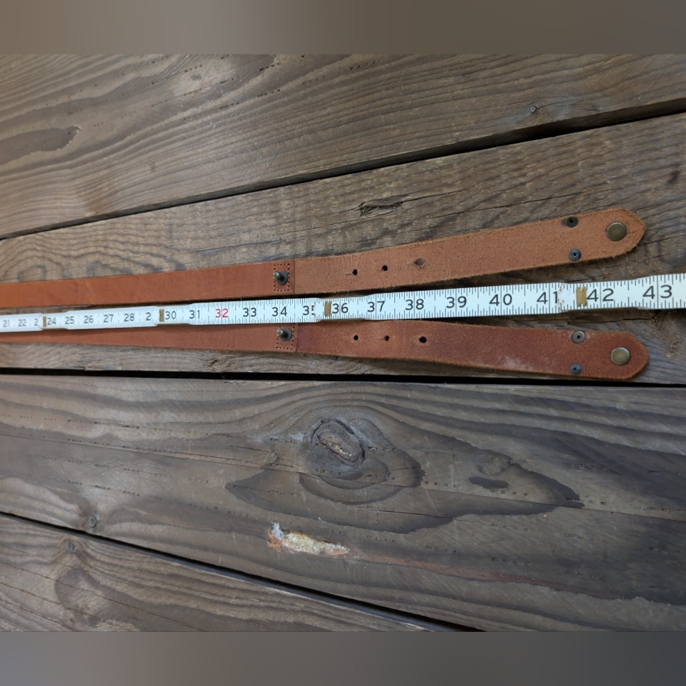 Candie's Tan Leather Belt L - Picture 3 of 6